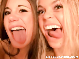 Sauna is a perfect place for teen lesbian video