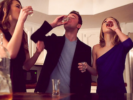 Delicious babes visited their successful fellow