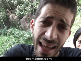 Latina slut is happy to get fucked up hard for money!