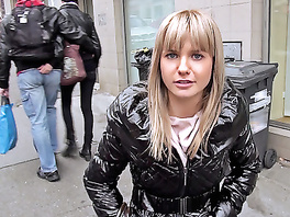 Naughty blonde chick lost her pussy in pool game