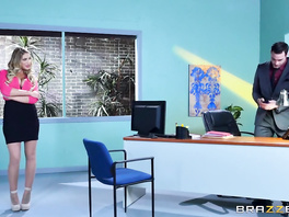 Girl fucks cock and ends it up with tits job