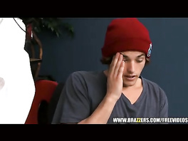 Veronica climbs the table and fucks rod