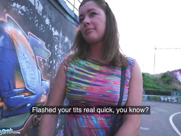 Highway fuck with an adventurous amateur hottie