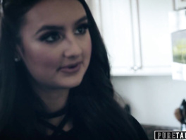 Steaming hot brunette Eliza Ibarra loves to fuck hard wearing hot lingerie