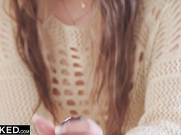 Gorgeous petite Aria devours every inch of Anton